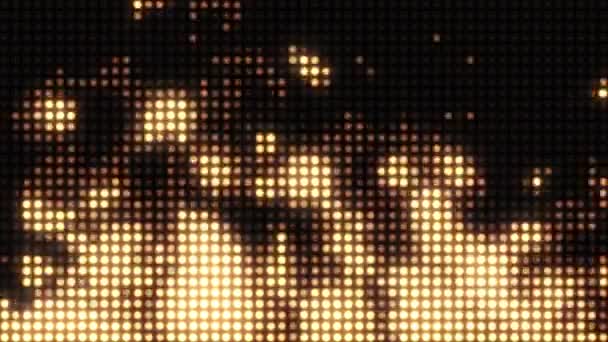光之墙模拟燃烧的火焰 — 图库视频影像