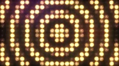 Dairesel duvar ışık yanıp sönen, döngü.