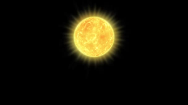 Sun, Weather Forecast Icon — Stock Video