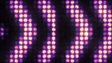 Yanıp sönen ışık duvar oklar ve köşeli çift ayraçları