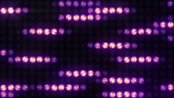 Horizontaal kruipen lijnen op een muur van licht, lus — Stockvideo