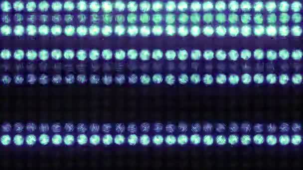 Glitch-Effekte auf der Wand aus Licht, Schleife — Stockvideo