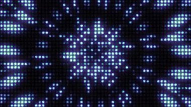 Işığın büyük bir duvar üzerinde yanardöner bir desen.