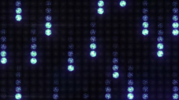 L'effet de la pluie de météores sur le mur de lumière .