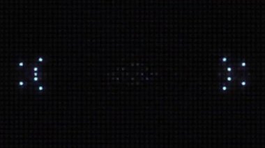 Işık duvardaki deseninin sonsuz nabız