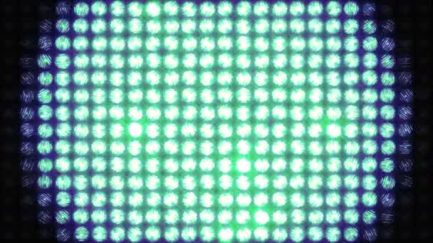Iluminación de una pared de luz con formas simples — Vídeo de stock