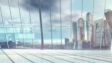 İşyeri sahibi bir ofisin panoramik görüntüsü..