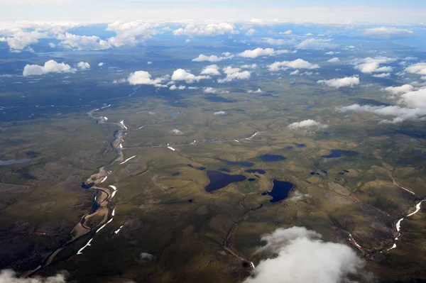 View Chukchi Tundra Height — Stock Photo, Image