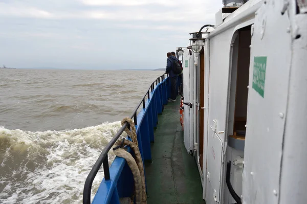 Uitzicht Vanaf Boot Weg Naar Anadyr — Stockfoto