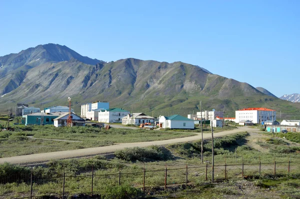 Chukotka Villaggio Ozerny Vicino Villaggio Egvekinot — Foto Stock