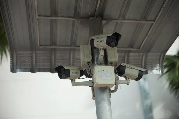 Televisores de circuito cerrado (CCTV) con pantalla protectora —  Fotos de Stock