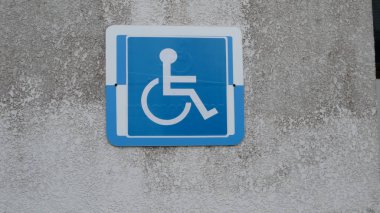 Engelli Park işareti sokakta