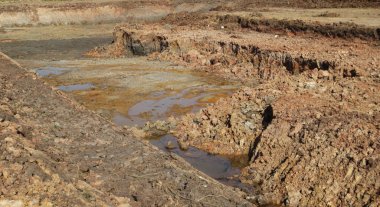 Apartman Tayland at oluşturmak için kazı toprak