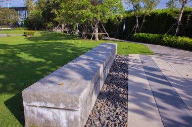 Tayland, yeşil bahçe taş tezgah