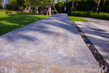 Tayland, yeşil bahçe taş tezgah