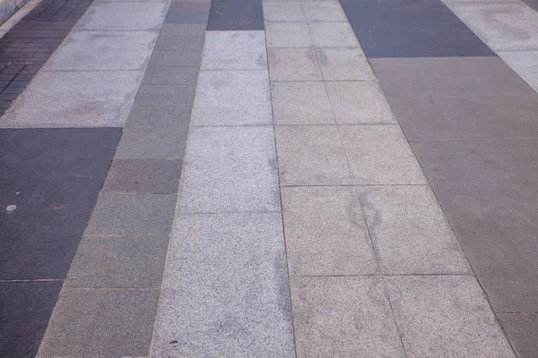 Outdoor Walk way surface of concrete blocks — Stock Photo, Image