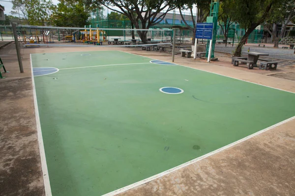 Cancha de Rattan ball al mediodía en Tailandia —  Fotos de Stock