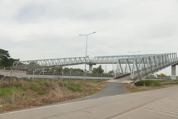 concrete bridge on high way road at thailand