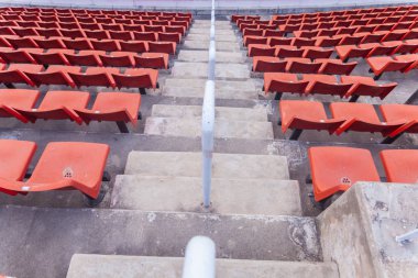 futbol stadyumu Tayland turuncu koltuk