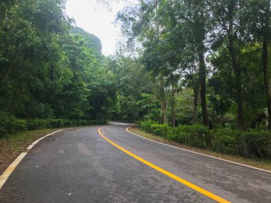 Tayland, Phatthalung 'da yerel yol ve dağ