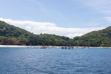 Phuket, Tayland 'da lüks bir yat gezisi.