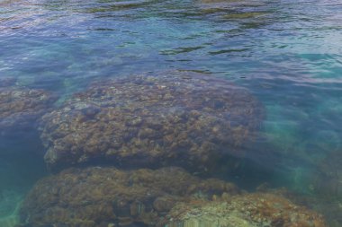 Phuket, Tayland 'daki yat gezisinden güneşli bir günde deniz manzarası