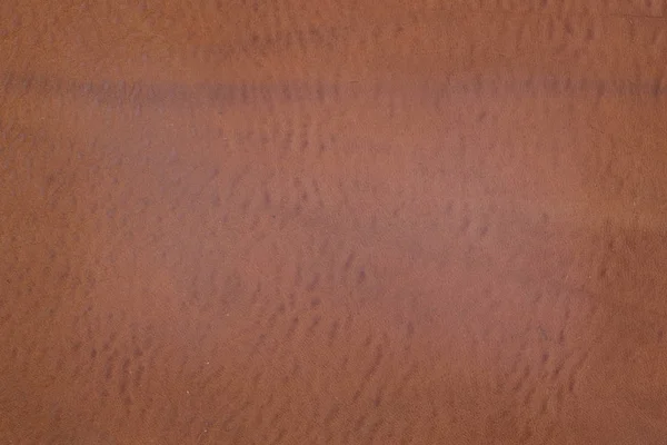 Close up of Genuine brown leather texture background — 스톡 사진