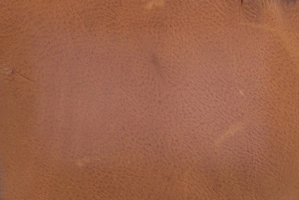 Close up of Genuine brown leather texture background — Stock Photo, Image