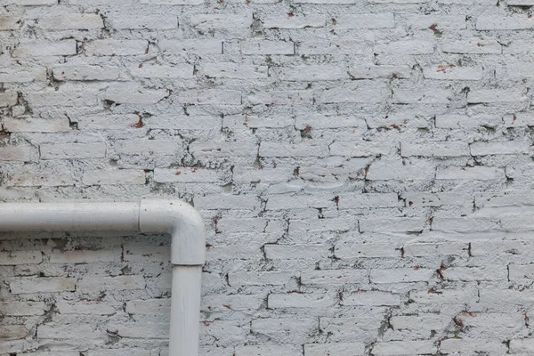 古いホワイトコンクリートブロック壁のテクスチャの背景 — ストック写真