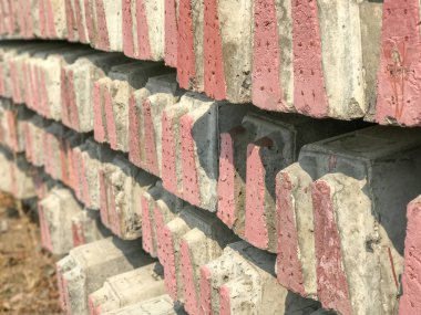 Demiryolu Yatakçıları Betonu 'nun açık hava yığını