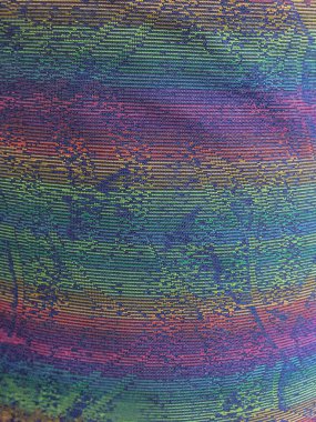 Renkli naylon rulo arkaplan dokusunu kapat