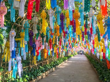 Chaing rai, Tayland 'da Fener Festivali veya Yee Peng Festivali