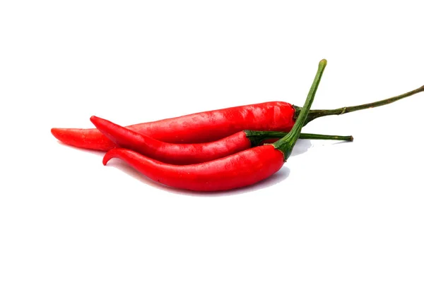 Zbliżenie chili wyizolowanych na białym tle — Zdjęcie stockowe