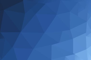 Koyu mavi bulanık üçgen çokgen arkaplan