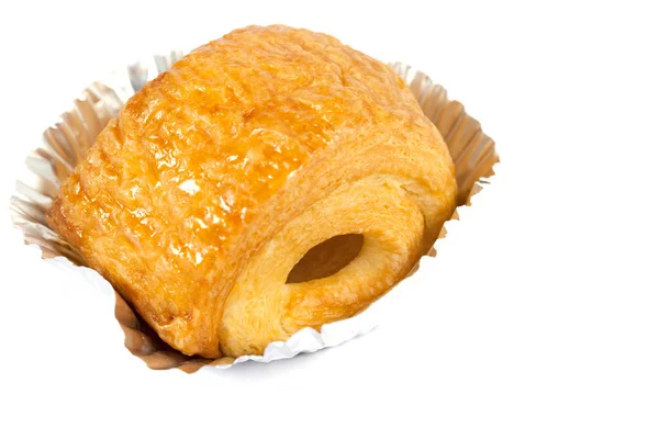 Primo piano della coppa Croissant isolata su sfondo bianco — Foto Stock