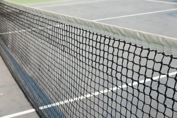 Tennis net court on sunny day in thailand