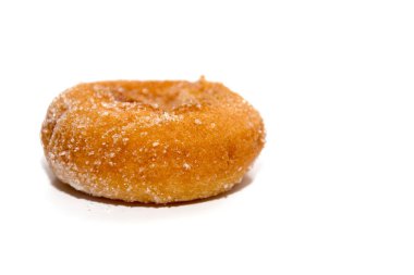 close up of Donut isolated on white