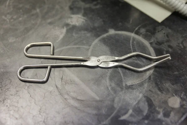 Close up of Test Tube Holders Laboratory — Stock Photo, Image