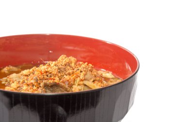  Sour soup with spawn fish,Thai food