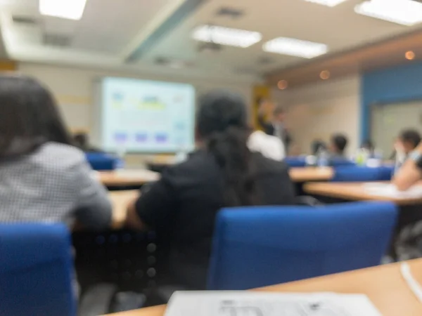 Borrosa de personas en la sala de seminarios en Tailandia —  Fotos de Stock