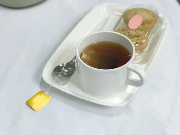 Coffee break and snack set in seminar room — Stock Photo, Image