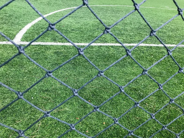 Outdoor goal in football field at thailand — Stock Photo, Image