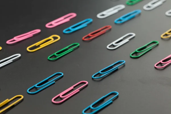 A missing of paper clip, absent concept — Stock Photo, Image