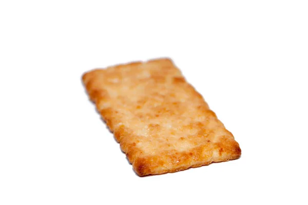 Kokos-Cracker-Keks isoliert auf weißem Hintergrund — Stockfoto