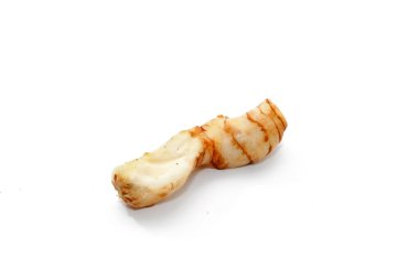 close up of Galangal isolated on white background