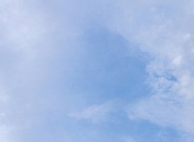 dark blue sky after raining on sunny day