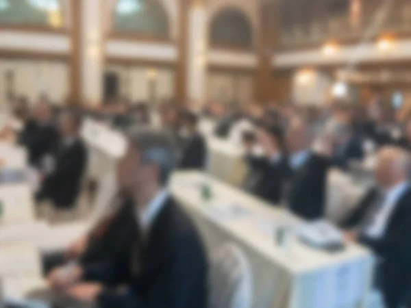 Blurry Of people in seminar hall at thailand — ストック写真