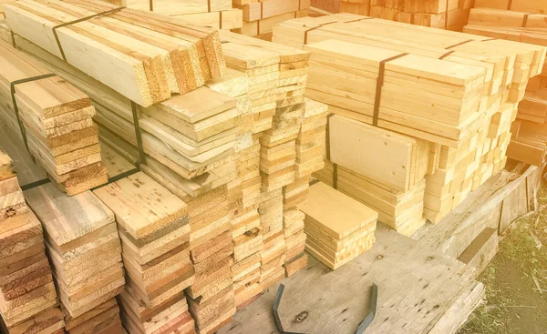 Stack of oak pallet wood at thailand — Stock Photo, Image