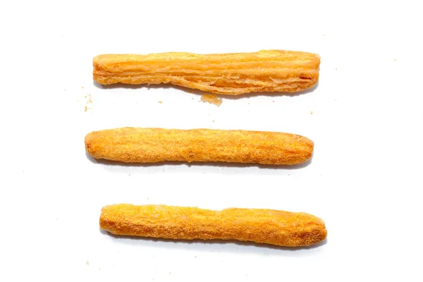 Corn cheese stick isolated on white background — Stock Photo, Image