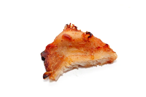 Peito de frango assado isolado no fundo branco — Fotografia de Stock